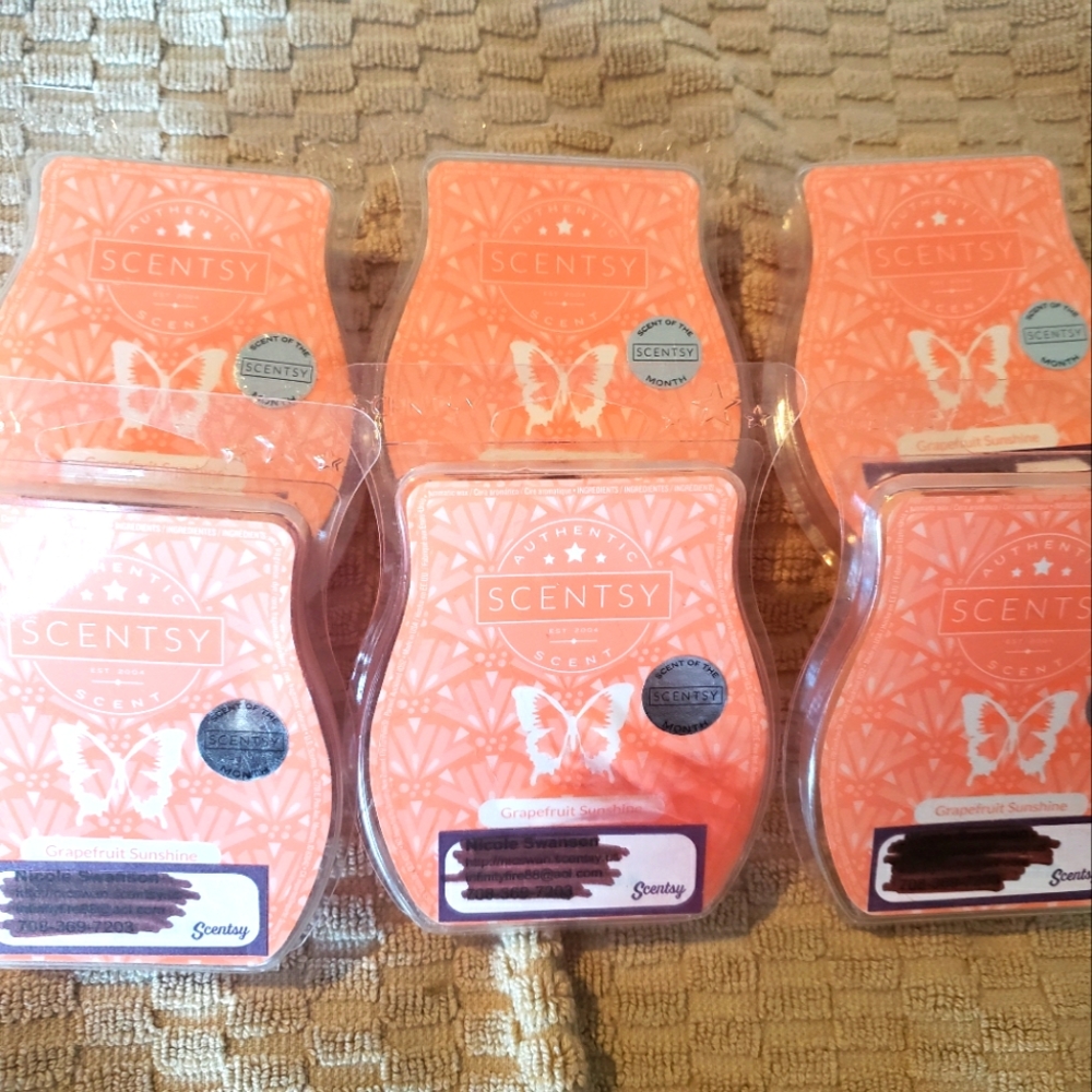 Scentsy Grapefruit Sunshine bars
